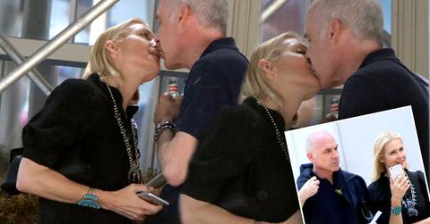 Kelly Rutherford Kissing Boyfriend Tony Brand
