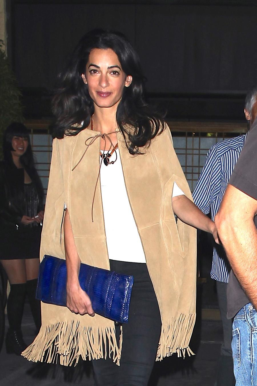 George Clooney Amal Alamuddin Valentines Date