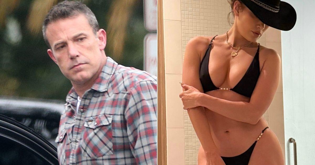 jennifer lopez bikini ben affleck wanting back with jen garner