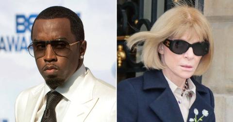 Pictured: Diddy 'Human Shield' Anna Wintour Looks Emotionless at Paris Fashion Week — as Pressure Intensifies on Vogue Editrix to Publicly Condemn Sex Accused Pal
