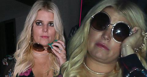 Jessica Simpson Tired Flight LAX