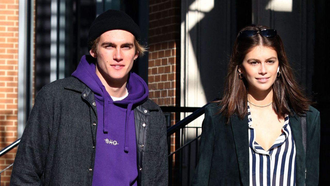Photo of Kaia and Presley Gerber