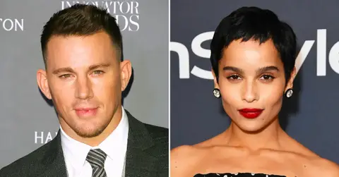 Composite photo of Channing Tatum, Zoë Kravitz