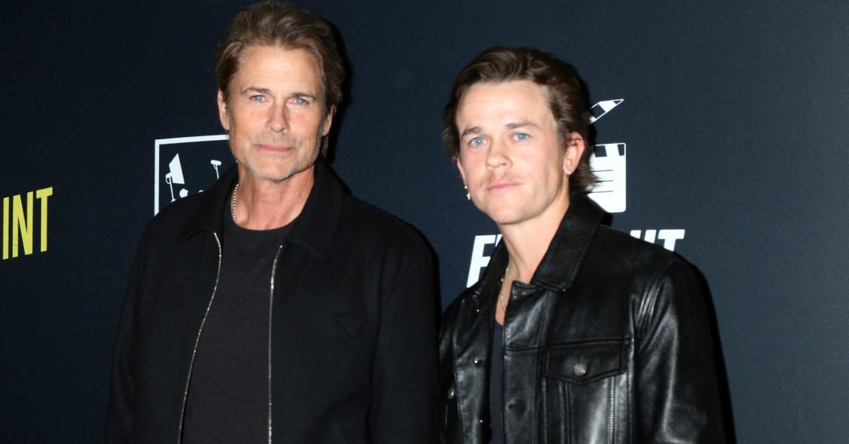 Rob Lowe and son John Owen