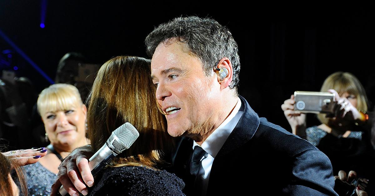 donny marie osmond fighting sick perfoming together