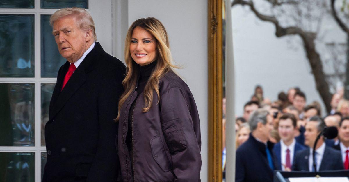 Photo of Donald and Melania Trump