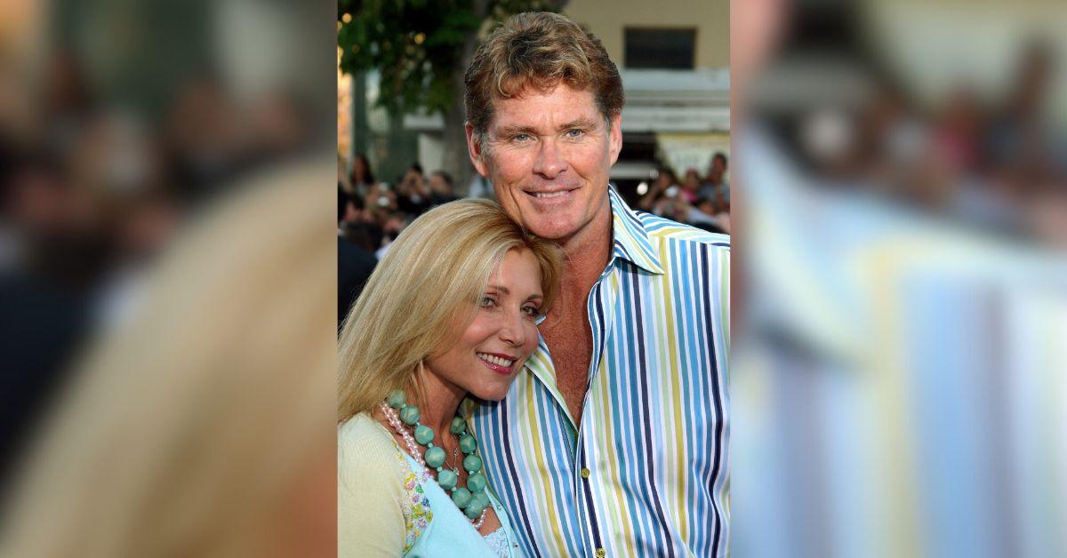 Photo of David Hasselhoff and Pamela Bach