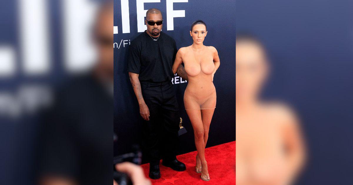 kanye west bianca censori grammy