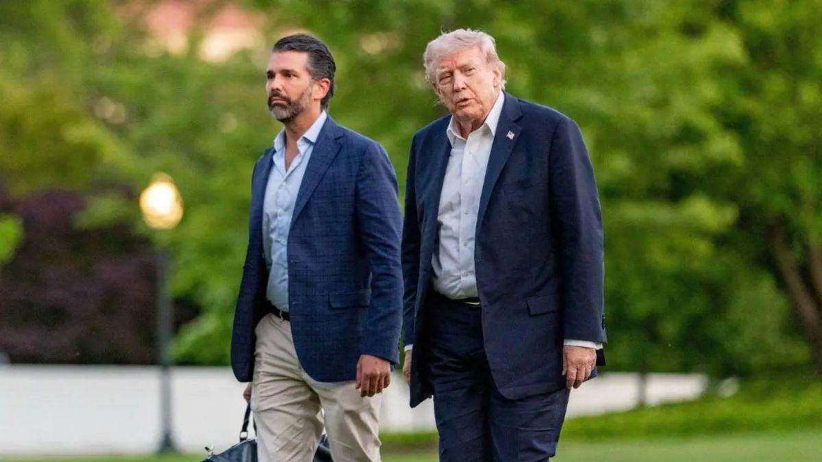 Photo of Donald Trump Jr. and Donald Trump
