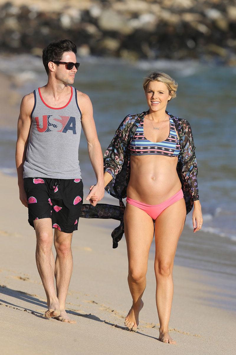 Ali Fedotowsky Pregnant Bikini Photos With Husband Kevin Manno