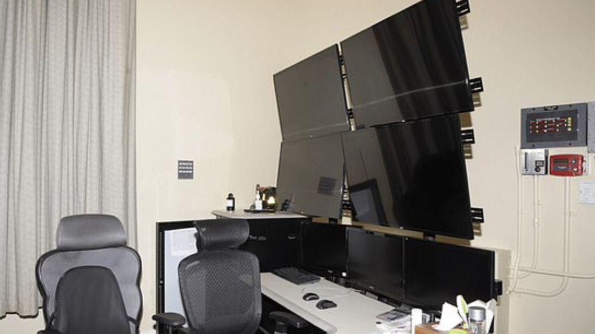 Photo of CCTV control room