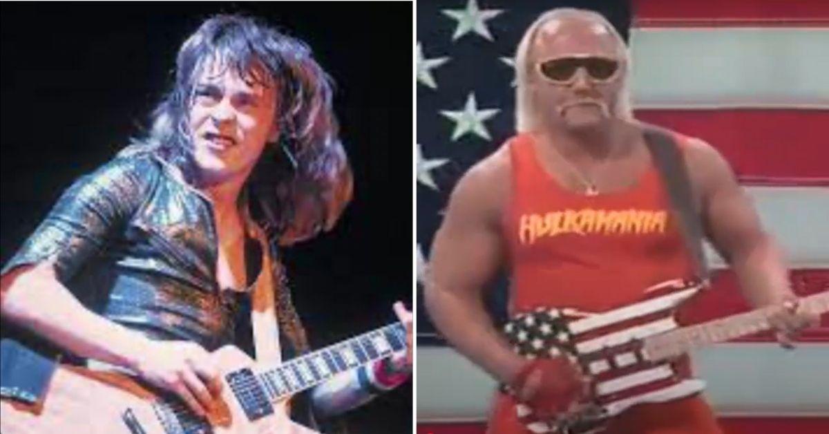 split photo of Rick Derriner and Hulk Hogan