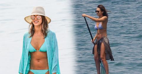 //jessica alba bikini body abs honest company pp