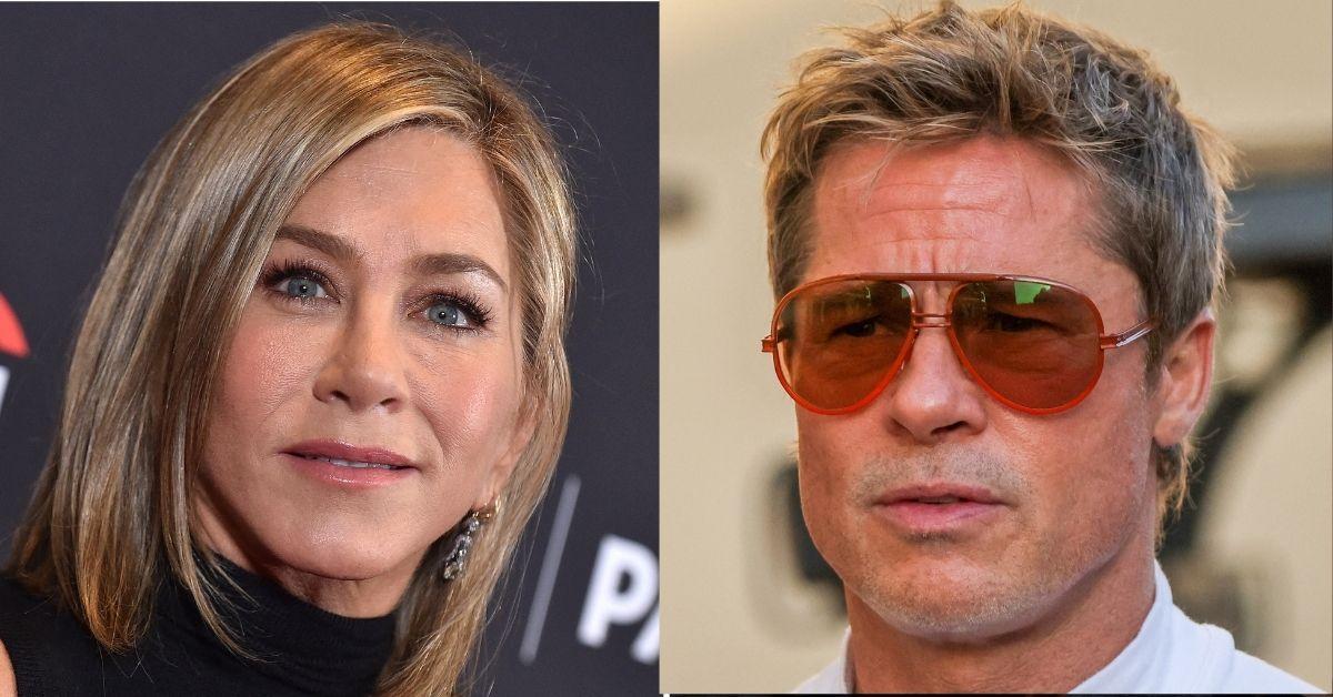 composite picture of Jennifer Aniston and Brad Pitt