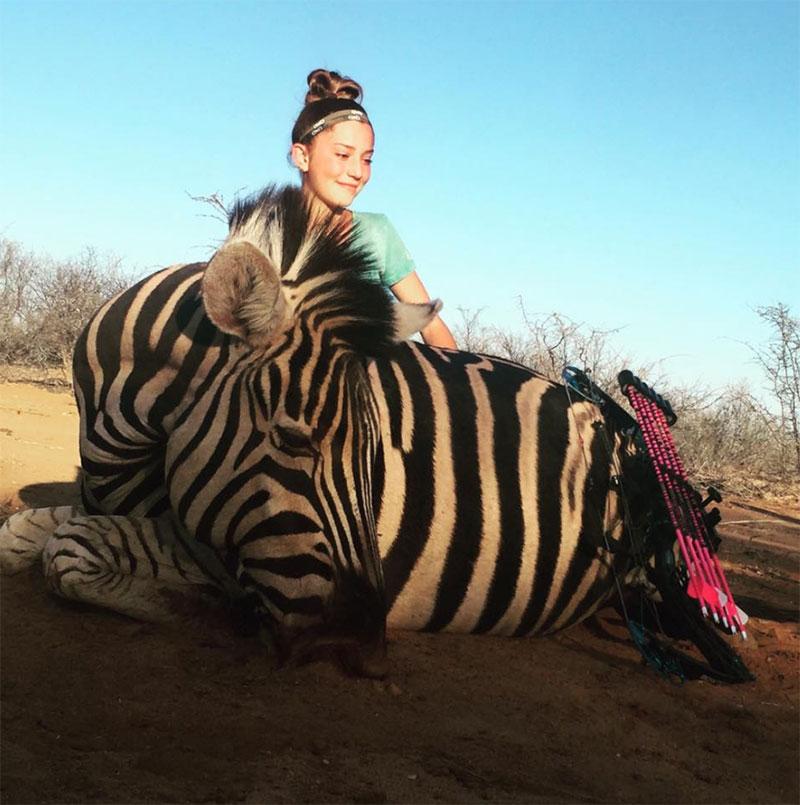 //Aryanna Gourdin Giraffe Trophy Hunting Outrage