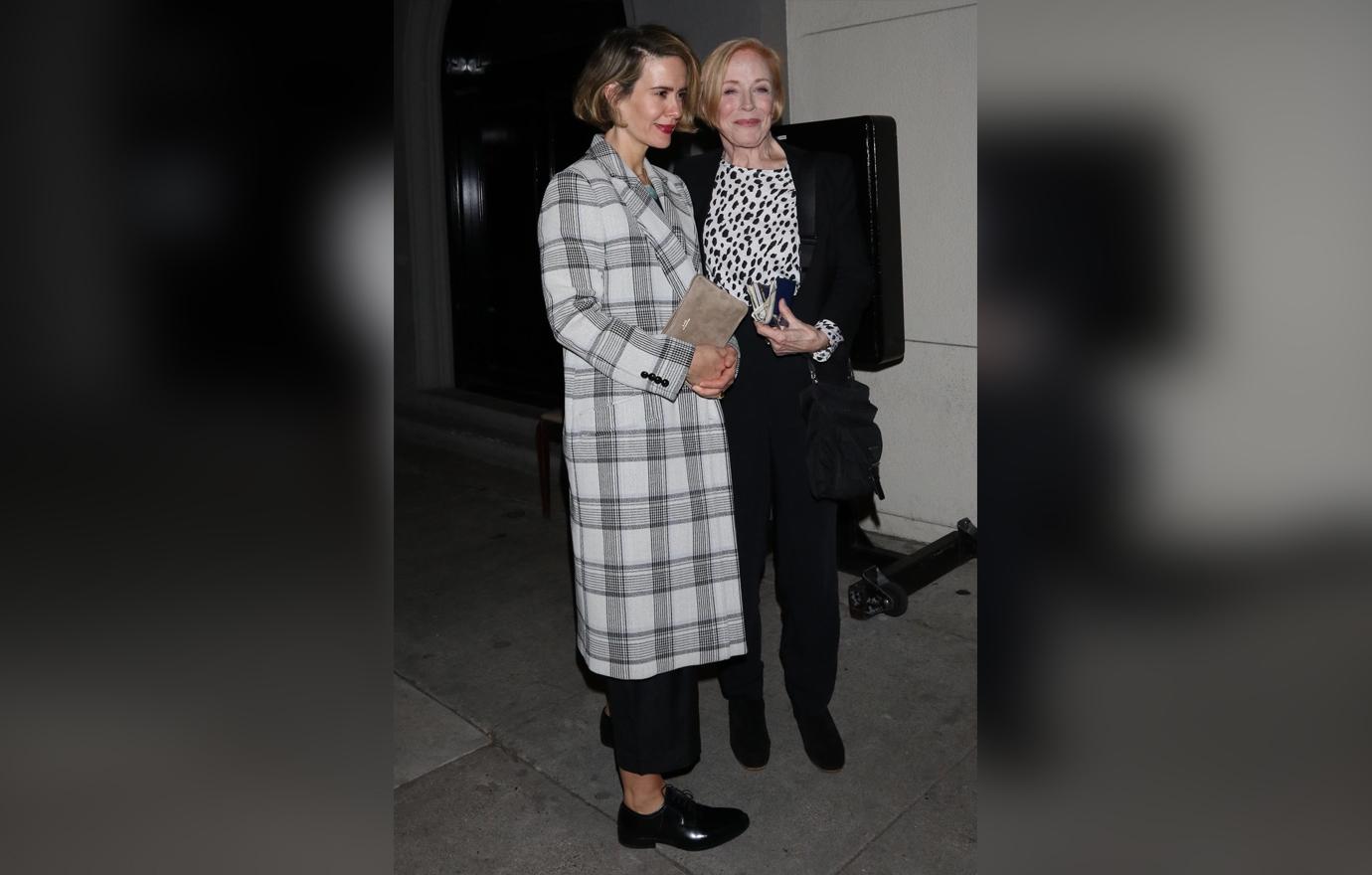 //sarah paulson and holland taylor enjoy date night