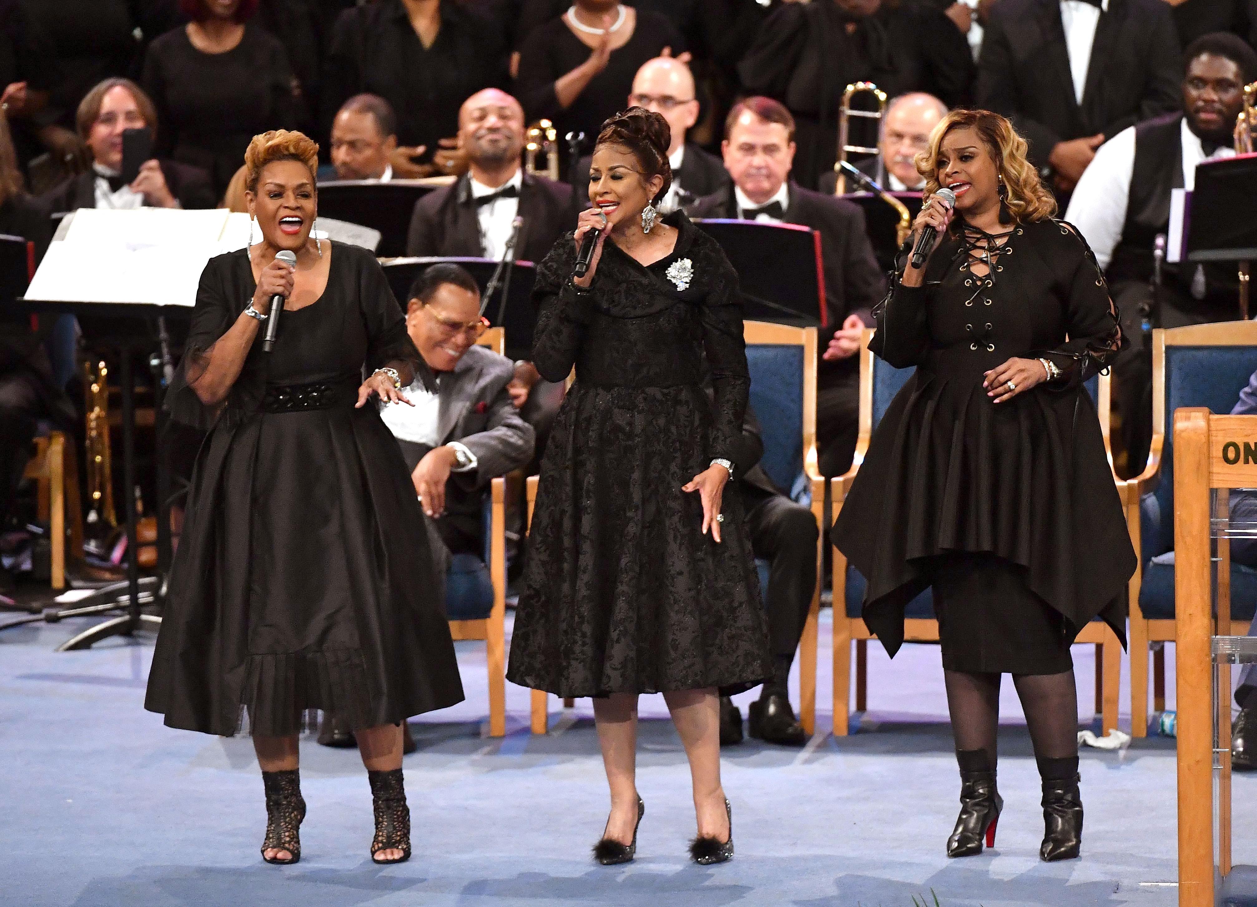 //Aretha Franklin Funeral Photos