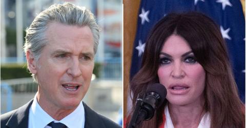 picture of Gavin Newsom and Kimberly Guilfoyle