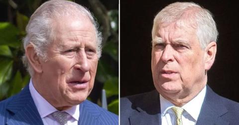 Photo of Andrew Mountbatten Windsor and King Charles