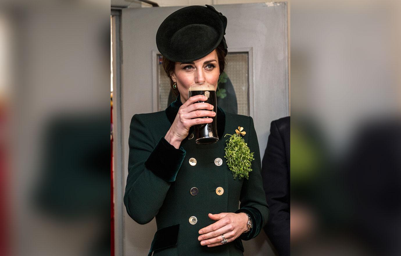 Kate Middleton Prince Williams Ski Trip Fighting St. Patricks Day