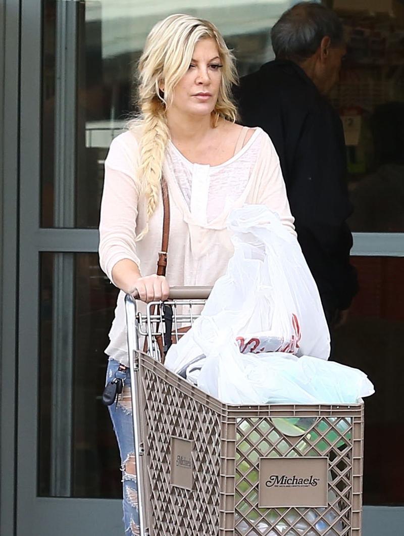 Poor Little Rich Girl? Tori Spelling Caught Shopping Amid Financial