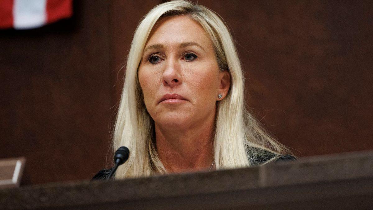 Marjorie Taylor Greene spoke out against the conflict with Iran.