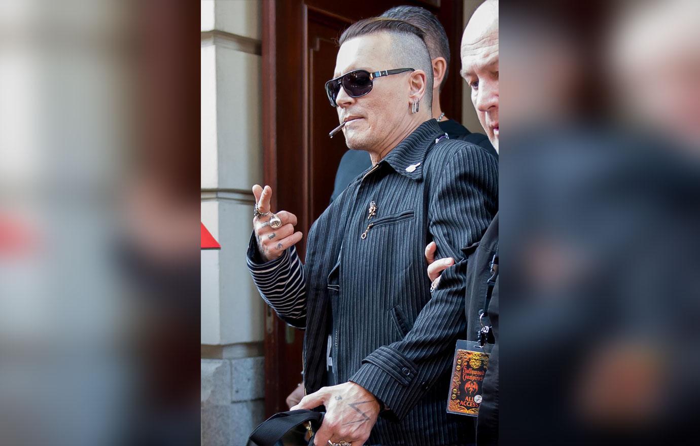 Johnny Depp Shaved Head Weight Loss