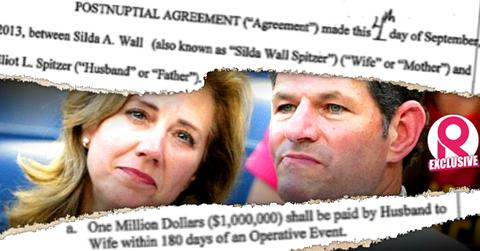 //eliot spitzer silda divorce settlement luv guv ashley dupre wide