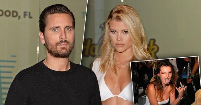 Scott Disick Parties With Sofia Richie, Ex Bella Thorne, & Khloe