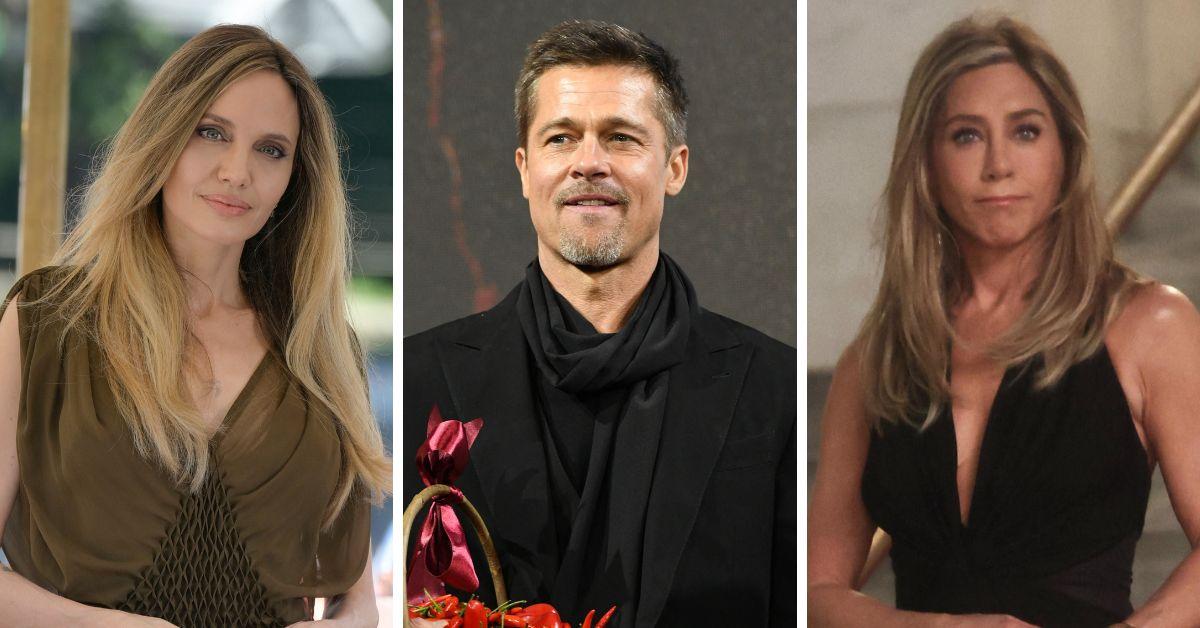 angelina jolie brad pitt and jennifer aniston