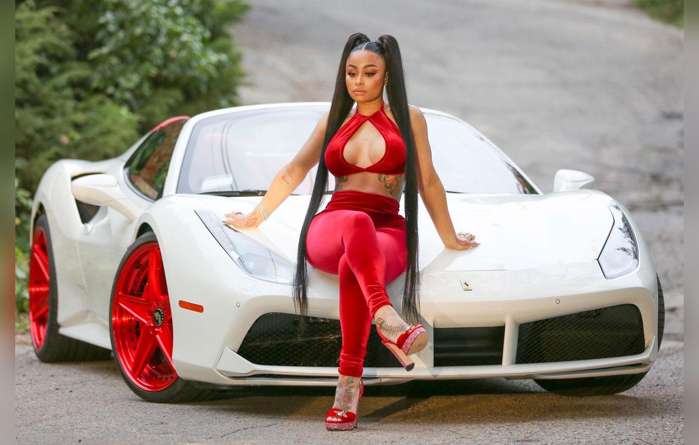 Blac Chyna Nip Slip Amid Pregnancy Rumors Ferrari Shoot