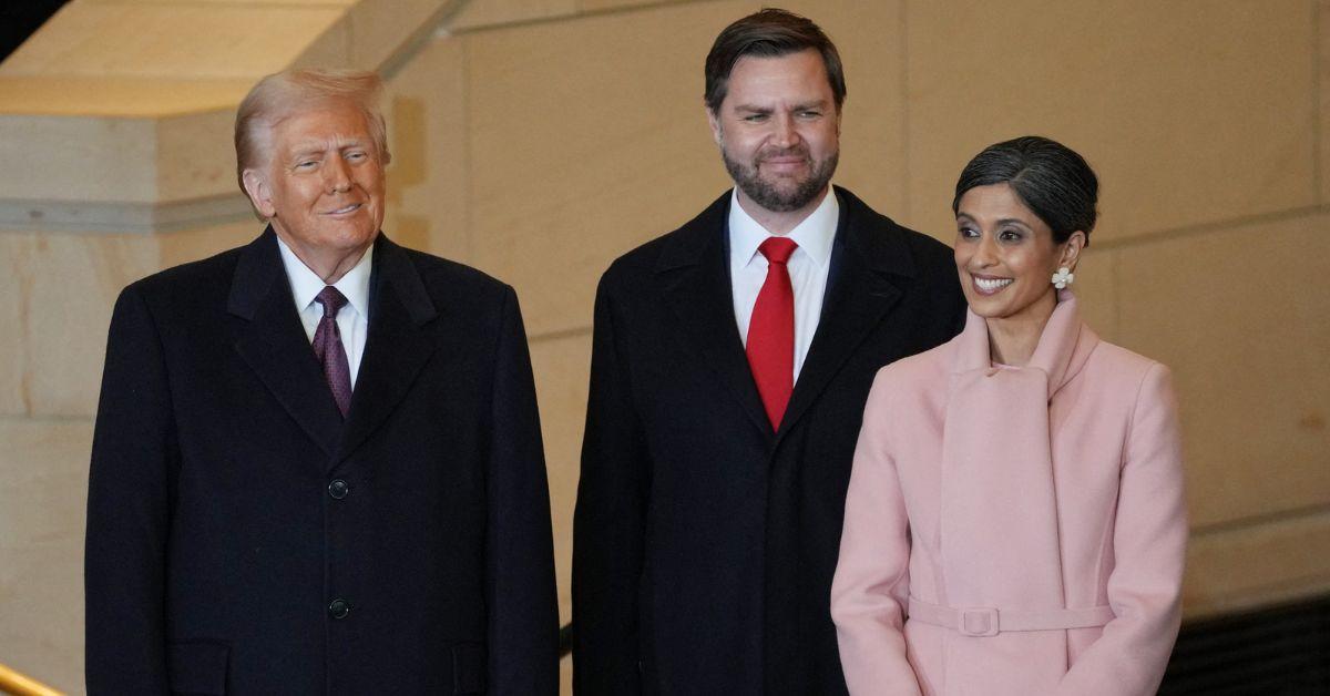 Photo of Donald Trump, JD Vance, Usha Vance