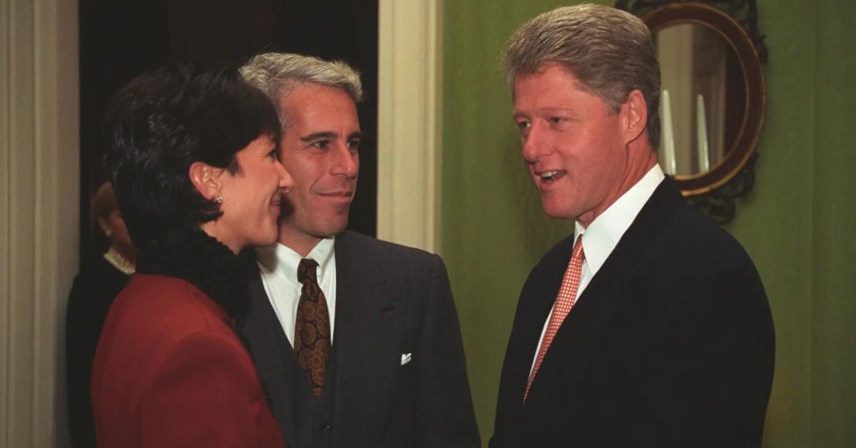 Photo of Bill Clinton, Jeffrey Epstein and Ghislaine Maxwell