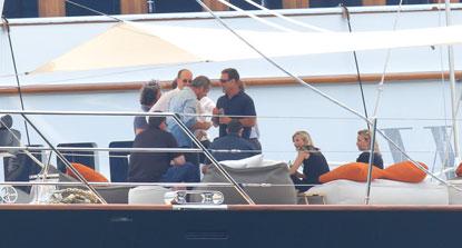 PHOTOS: Mel Gibson Goes Boating With Prince Albert At Cannes