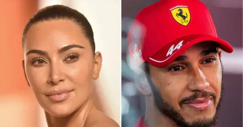 Photo of Kim Kardashian, Lewis Hamilton