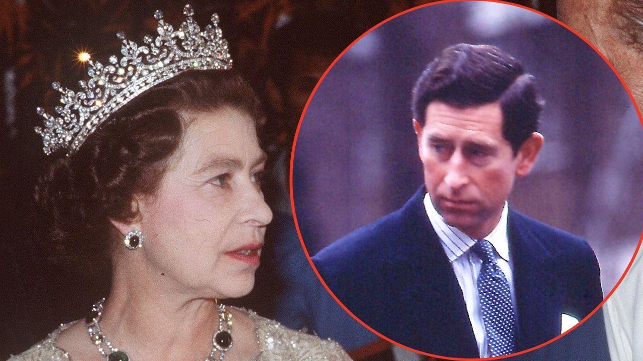 Photo of Queen Elizabeth and Prince Charles