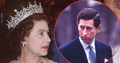 Photo of Queen Elizabeth and Prince Charles