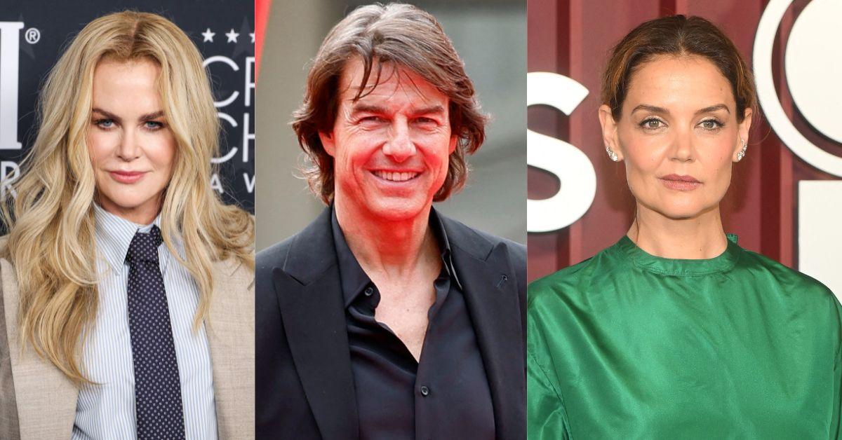 Nicole Kidman and Katie Holmes are among Cruise's ex-wives after three failed marriages.