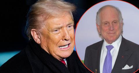 Split photos of Donald Trump and Ronald Lauder