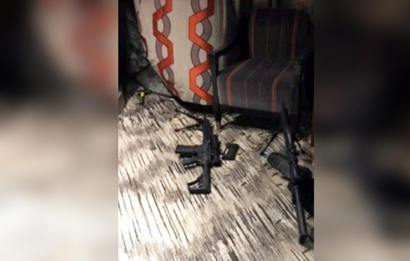 vegas shooter dead body crime scene photos