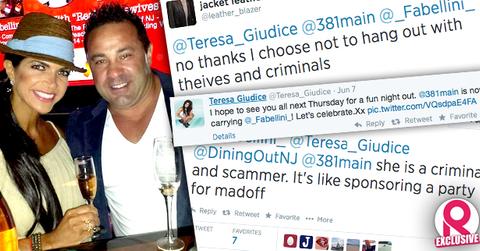 //teresa giudice fabellini wine twitter haters criminal party wide