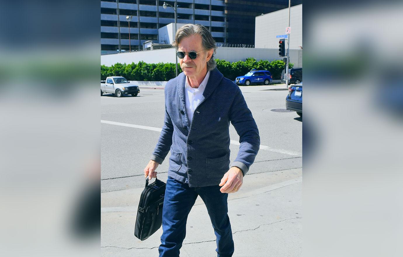 felicity huffman husband William H Macy appears court college cheating scandal