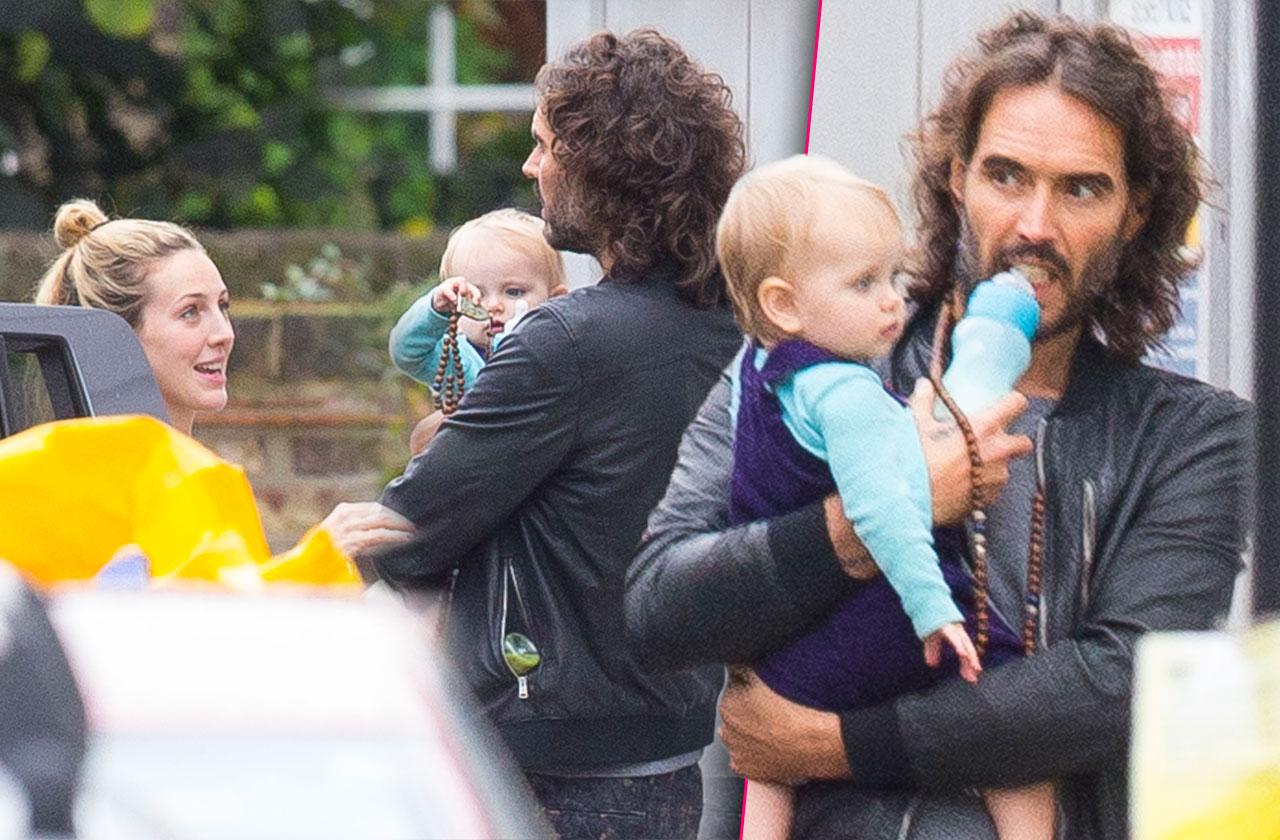 Russell Brand baby daughter photo