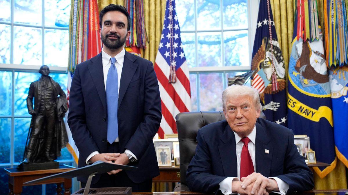 Photo of Zohran Mamdani, Donald Trump