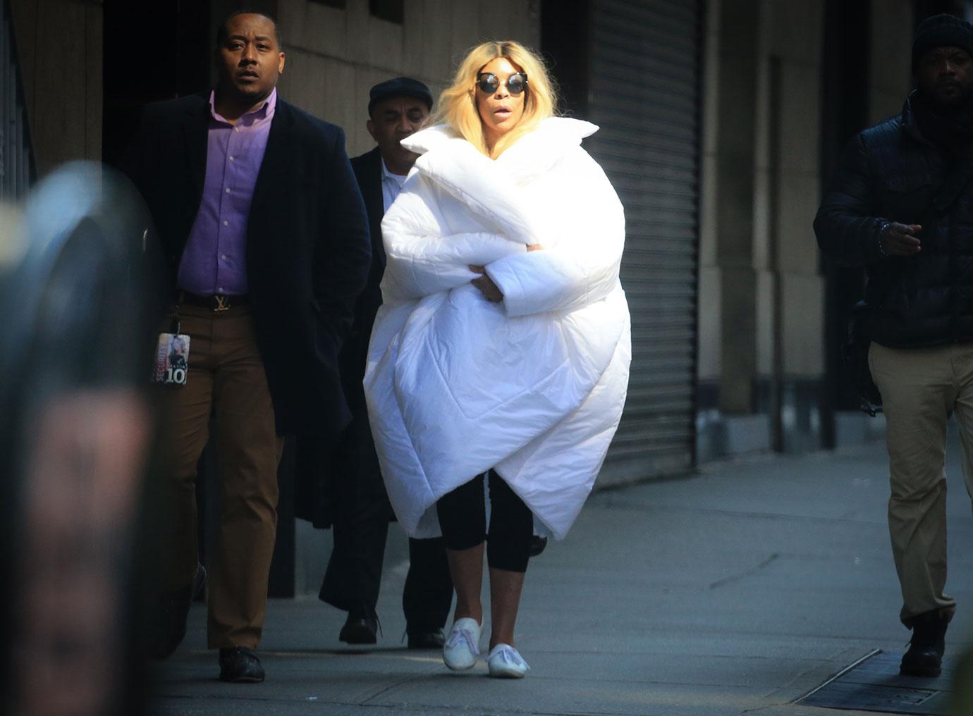 Wendy Williams steps out in stuffed animal-covered sweatshirt