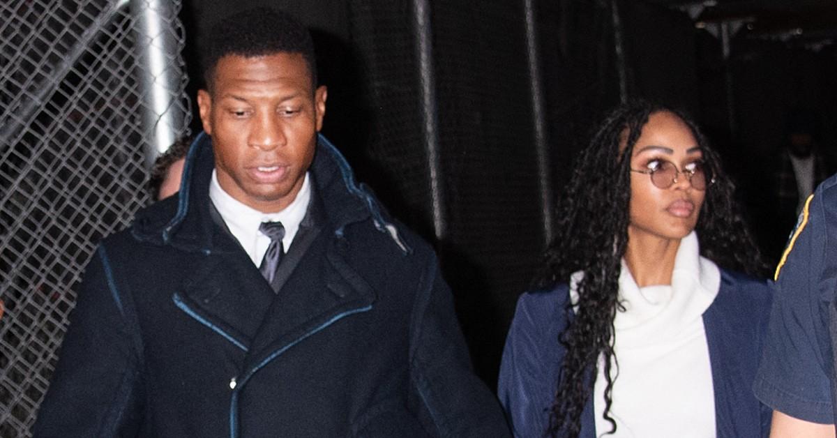 jonathan majors defends saying gf maegan good