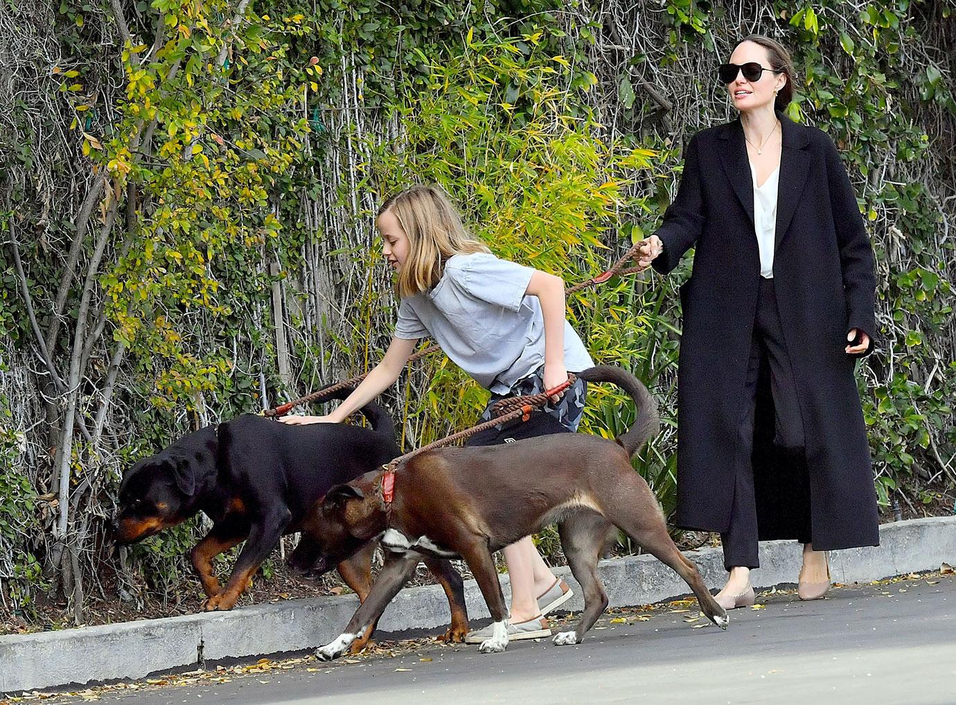 Angelina Jolie & Vivienne In LA After Brad Pitt Golden Globes Snub