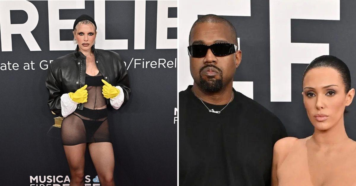 Photo of Julia Fox, Kanye West and Bianca Censori