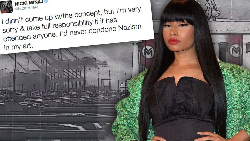 //nicki minaj apologizes for only video