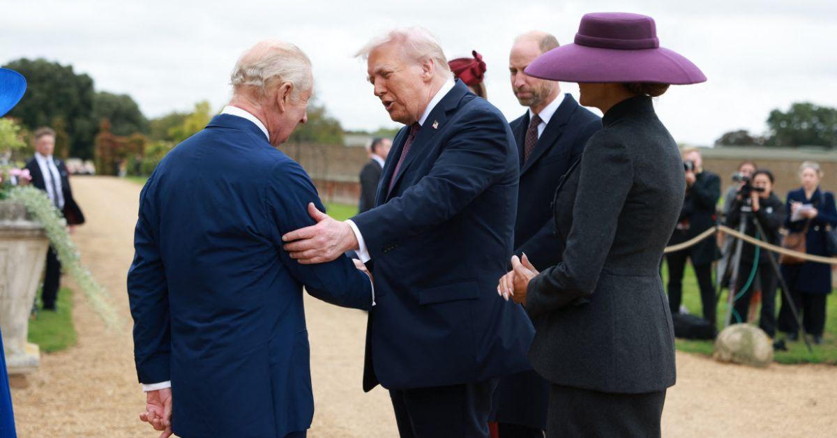 donald trump and king charles